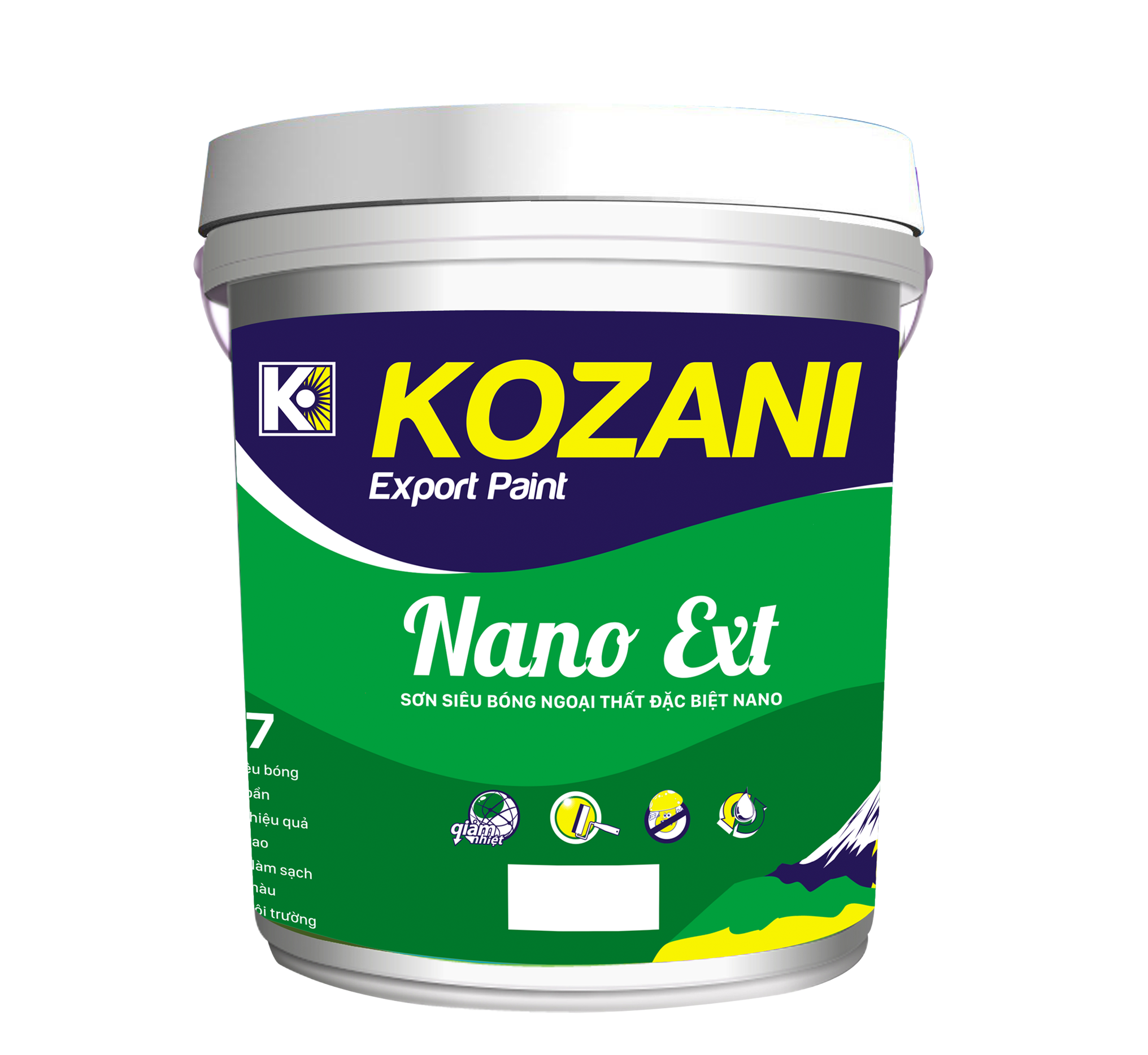 Sơn siêu bóng ngoại thất đặc biệt Nano