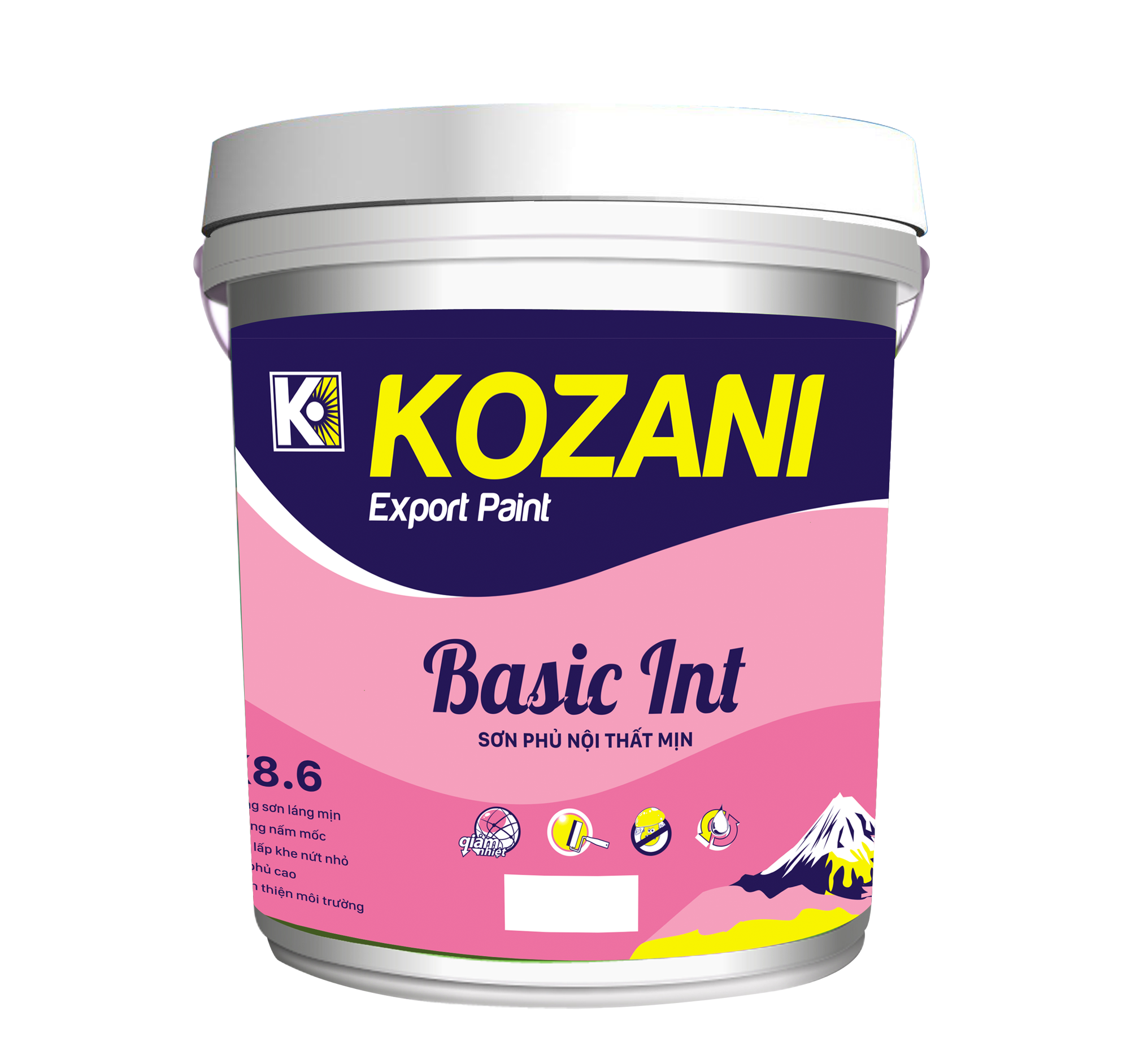 Sơn phủ nội thất mịn Basic Int