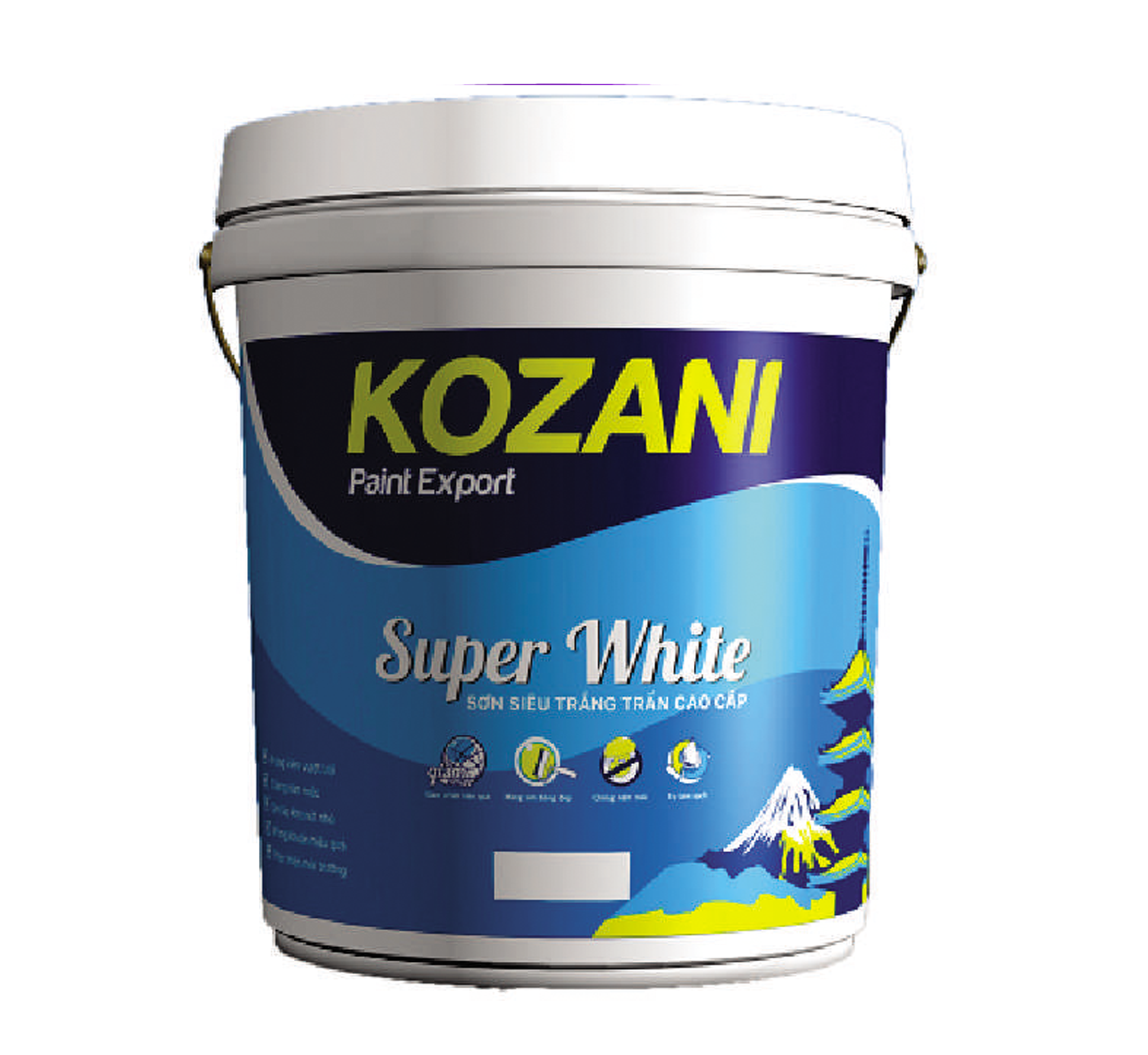 Sơn siêu trắng trần cao cấp