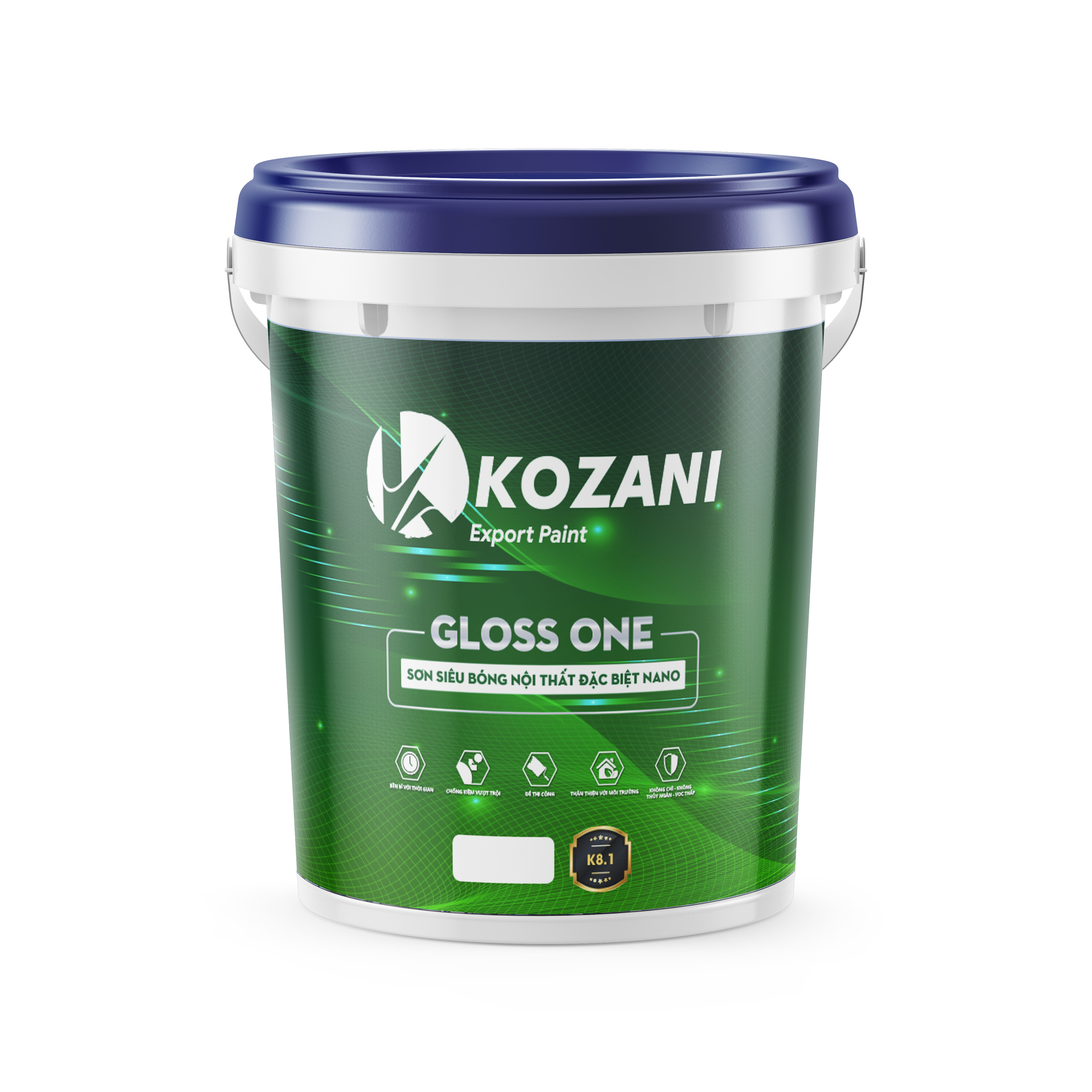 K8.1: Sơn siêu bóng nội thất đặc biệt NANO ( mẫu mới)