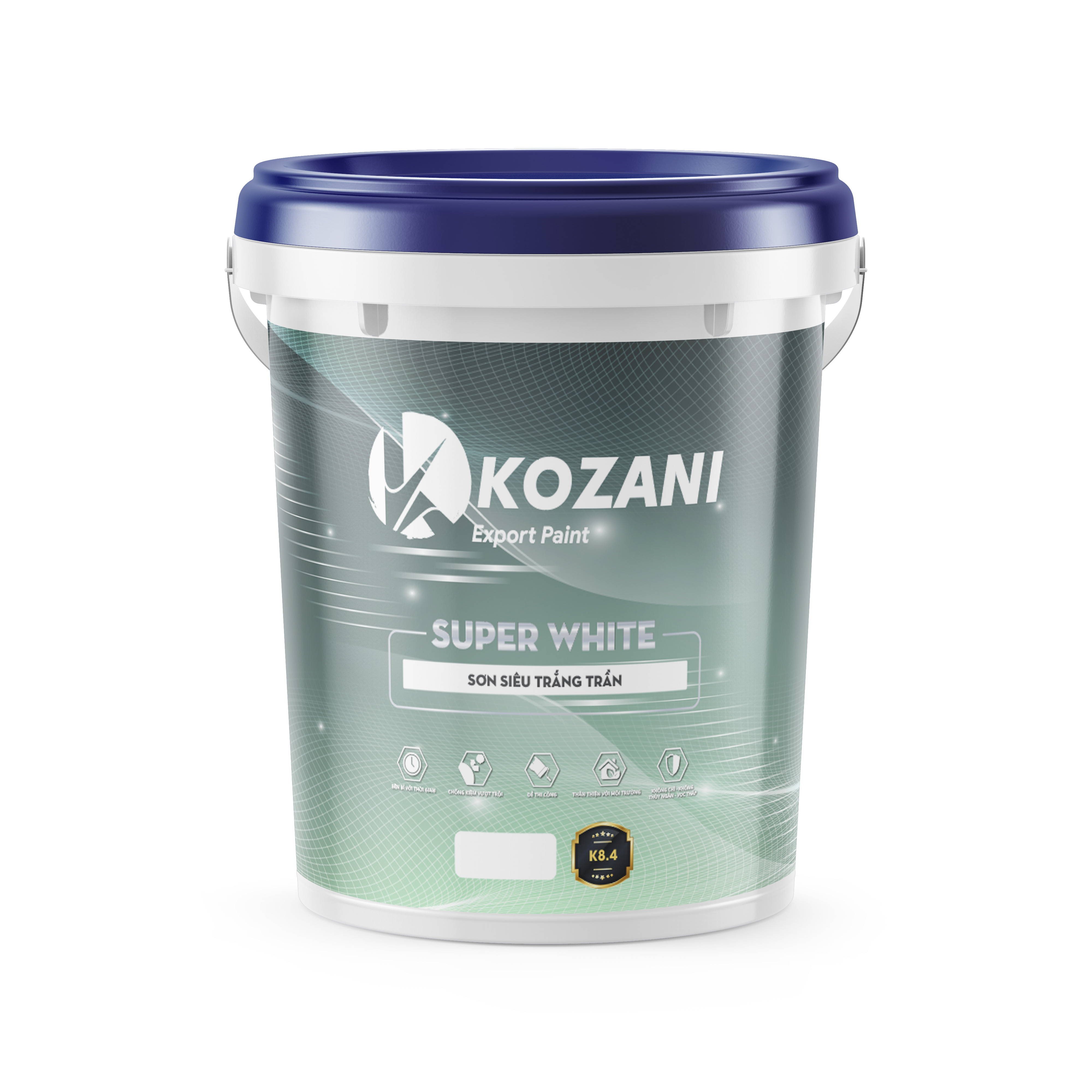 K8.4: Sơn siêu trắng trần ( mẫu mới)