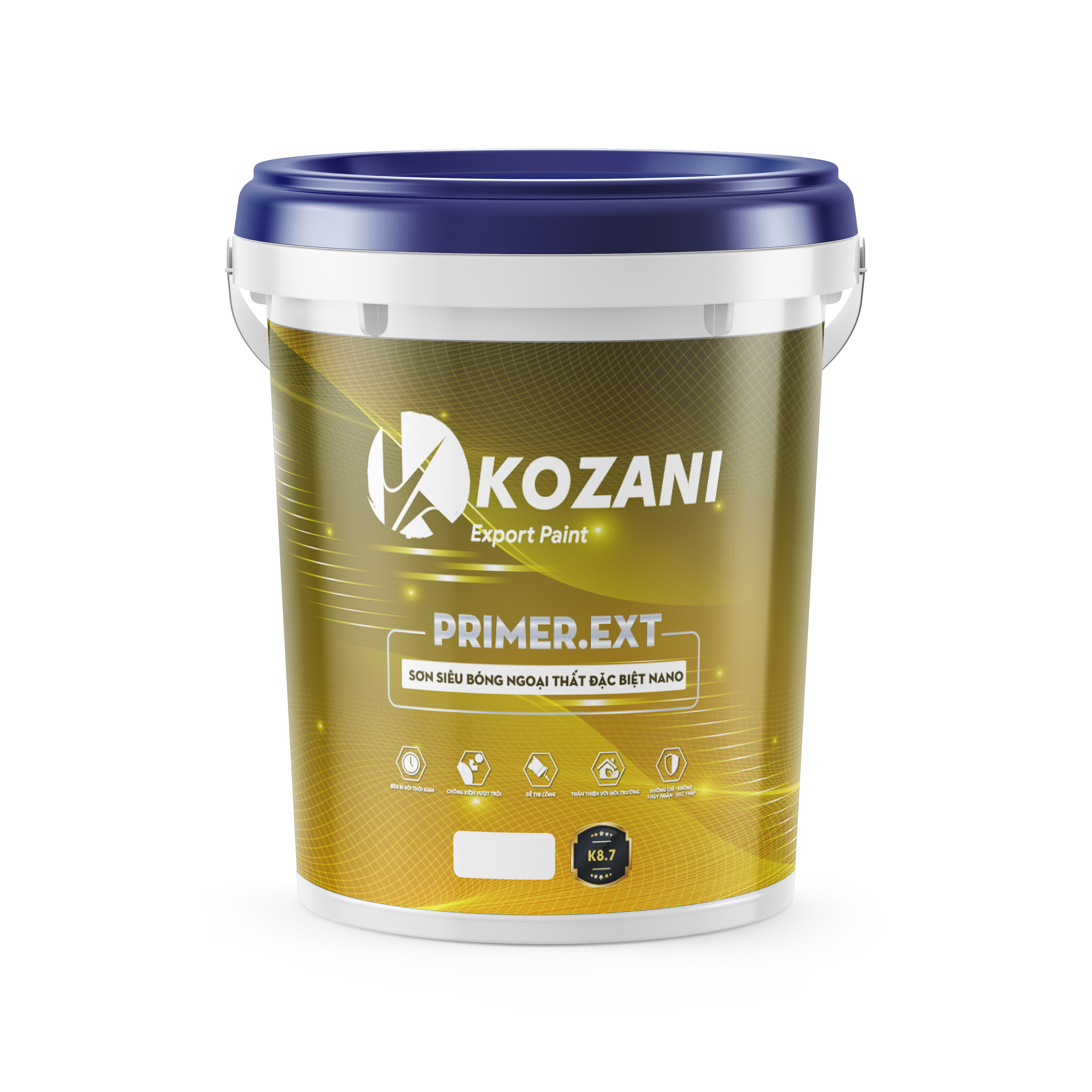 K8.7: Sơn siêu bóng ngoại thất đặc biệt NANO (mẫu mới)